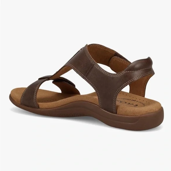 Taos Footwear Dark Brown Leather Sandals - Picture 12 of 13